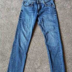 7 For All Mankind Men's Slim Blue Jeans